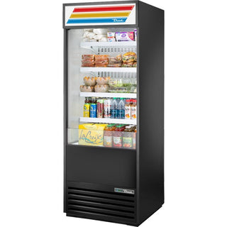 True Refrigeration TOAM Air Curtain Merchandiser, 78 1/2" High, Black - 30"