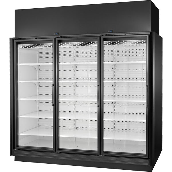 True Refrigeration Glass Door Merchandiser Freezer, 102" High, 208-240V - 116.2 cu. ft.