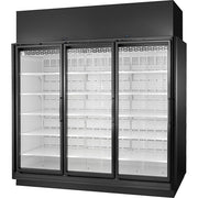 True Refrigeration Glass Door Merchandiser Freezer, 102" High, 208-240V - 116.2 cu. ft.