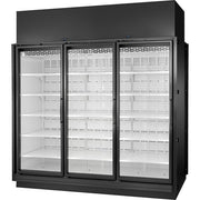 True Refrigeration Glass Door Merchandiser Freezer, 102" High, 208-240V - 116.2 cu. ft.