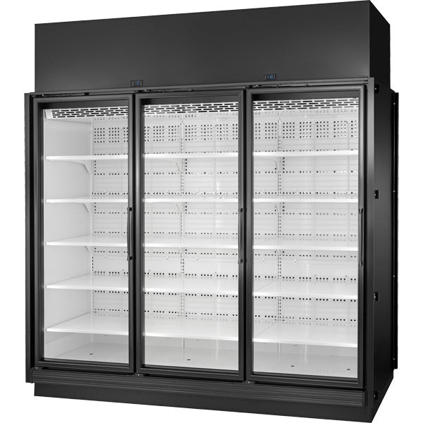 True Refrigeration Glass Door Merchandiser Freezer, 102" High, 208-240V - 116.2 cu. ft.