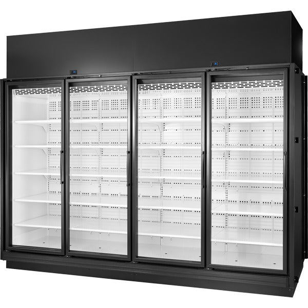 True Refrigeration Glass Door Merchandiser, 102" High, 208-240V - 154.4 cu. ft.