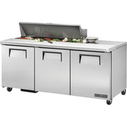 True Refrigeration TSSU-72-12-HC Sandwich Prep Table, 21.5 cu. ft., 115V - Default Title
