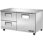True Refrigeration TUC-60D Undercounter Refrigerator, 17.8 cu. ft., 115V - One Door Two