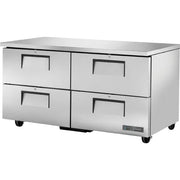 True Refrigeration TUC-60D Undercounter Refrigerator, 17.8 cu. ft., 115V - Four