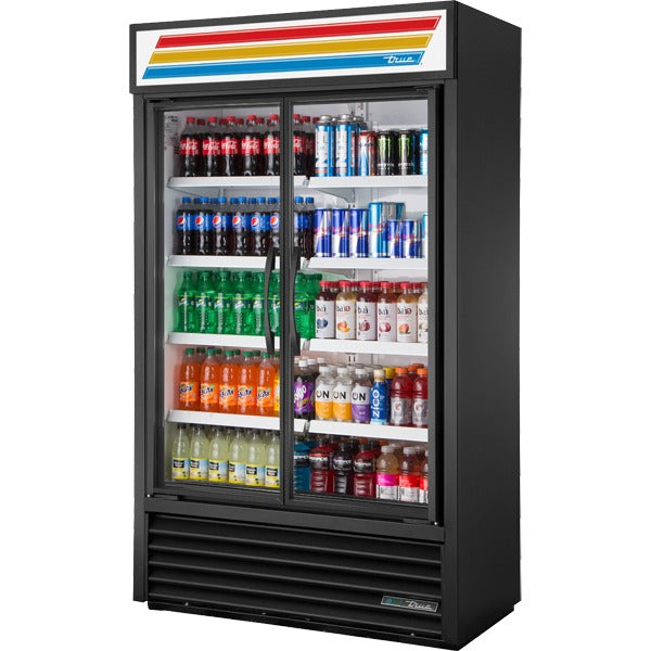 True Refrigeration TVM-48SL-HC~VM01 BLK Glass Door Merchandiser, 36.1 cu. ft., 115V - Default Title