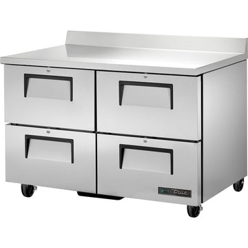 True Refrigeration TWT-48D-4-HC Worktop Refrigerator, 14 cu. ft., 115V - Default Title