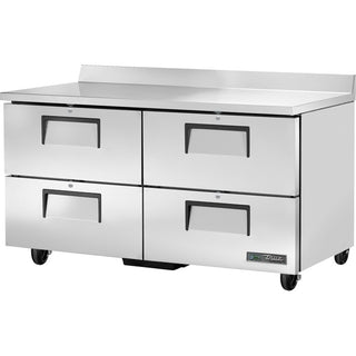 True Refrigeration TWT-60D-4-HC Worktop Refrigerator, 17.8 cu. ft., 115V - Default Title