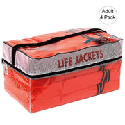 Kemp USA 20-001-4-PACK Life Jacket, Adult Size - Default Title