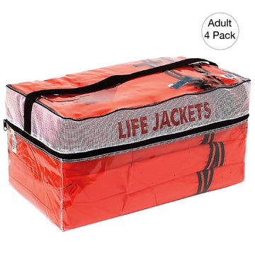 Kemp USA 20-001-4-PACK Life Jacket, Adult Size - Default Title
