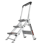 Little Giant Ladder Systems Aluminum Step Stool, 300 lb. Capacity, Silver - photo 2