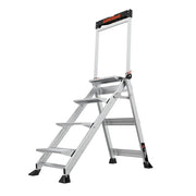 Little Giant Ladder Systems Aluminum Step Stool, 375 lb. Capacity, Silver - photo 3