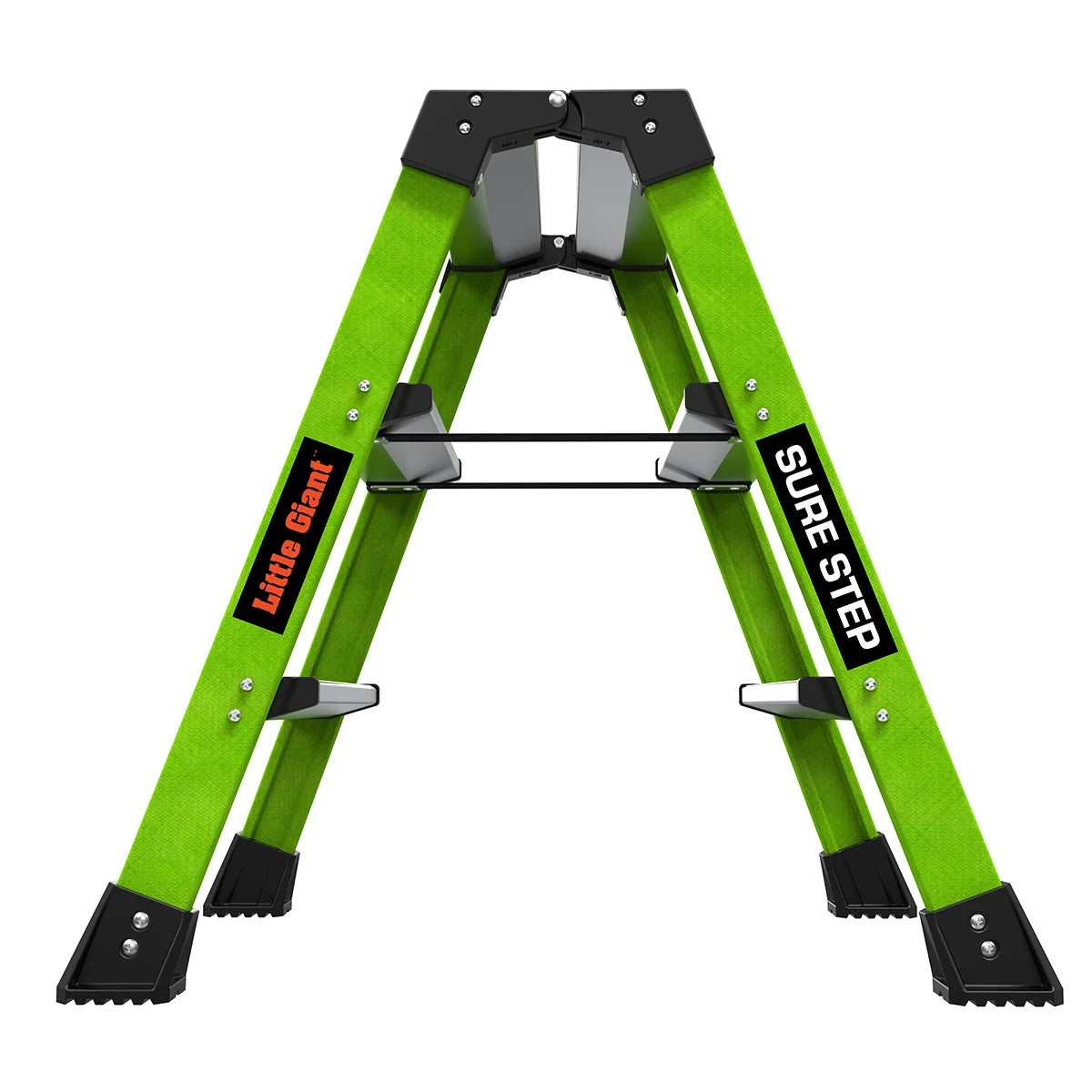 Little Giant Ladder Systems 910-00001 Fiberglass Step Stool, 375 lb. Capacity, Green - photo 4