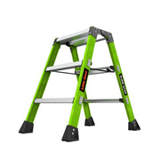 Little Giant Ladder Systems 910-00001 Fiberglass Step Stool, 375 lb. Capacity, Green - Default Title
