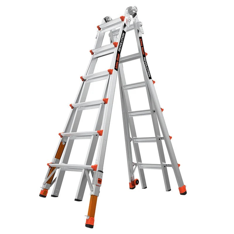 Little Giant Ladder Systems Aluminum Giant Revolution, 300 lb. Capacity, Silver - photo 3