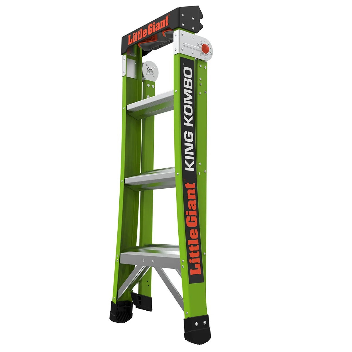 Little Giant Ladder Systems Fiberglass Ladder, 375 lb. Capacity, Green - photo 4