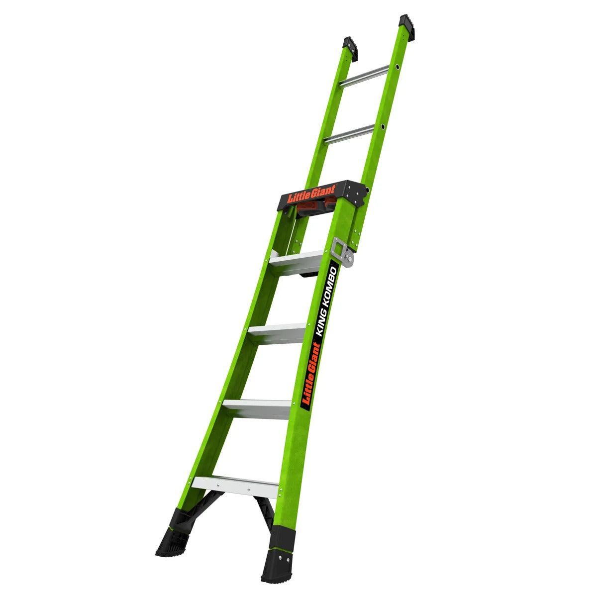 Little Giant Ladder Systems Fiberglass Ladder, 375 lb. Capacity, Green - photo 5