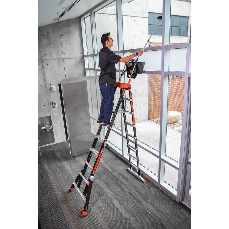 Little Giant Ladder Systems Aluminum Giant Select Step, 300 lb. Capacity, Silver - photo 2