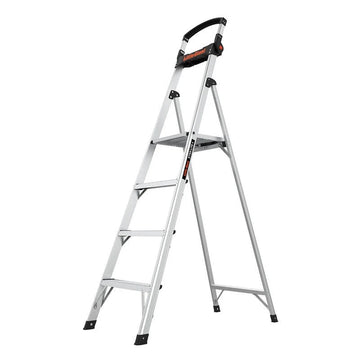 Little Giant Ladder Systems 15260-095 Aluminum Step Ladder, 375 lb. Capacity, Silver - Default Title