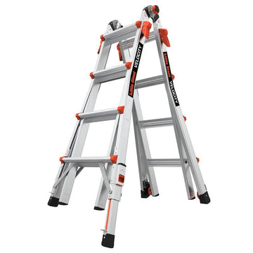 Little Giant Ladder Systems Aluminum Giant Velocity, 300 lb. Capacity, Gray - 9 - 15'