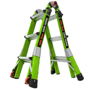 Little Giant Ladder Systems Fiberglass Giant Dark Horse, 300 lb. Capacity, Green - 7 - 11'