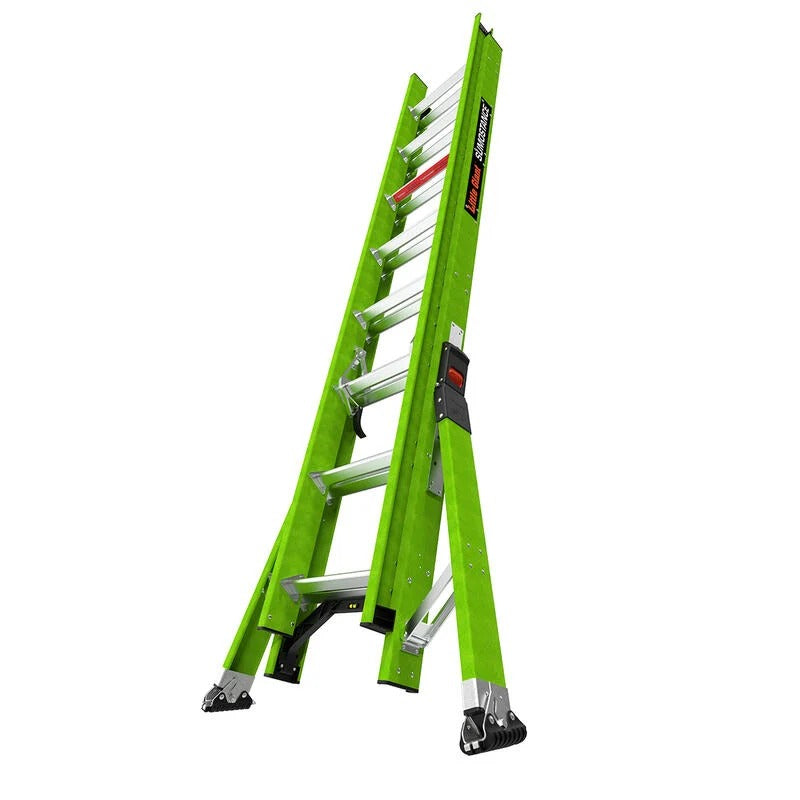 Little Giant Ladder Systems 17632V Fiberglass Extension Ladder, 375 lb. Capacity, Green - photo 3