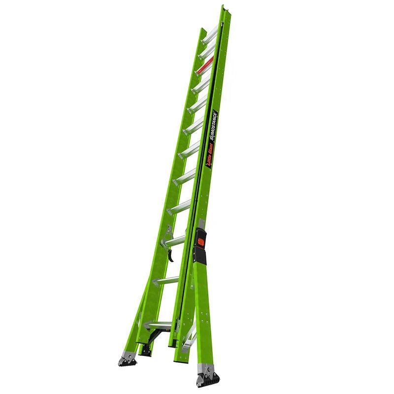 Little Giant Ladder Systems 17632V Fiberglass Extension Ladder, 375 lb. Capacity, Green - photo 6