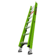 Little Giant Ladder Systems Fiberglass Extension Ladder, 375 lb. Capacity, Green - 16'
