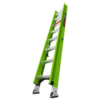 Little Giant Ladder Systems Fiberglass Extension Ladder, 375 lb. Capacity, Green - 16'