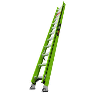 Little Giant Ladder Systems Fiberglass Extension Ladder, 375 lb. Capacity, Green - 16'