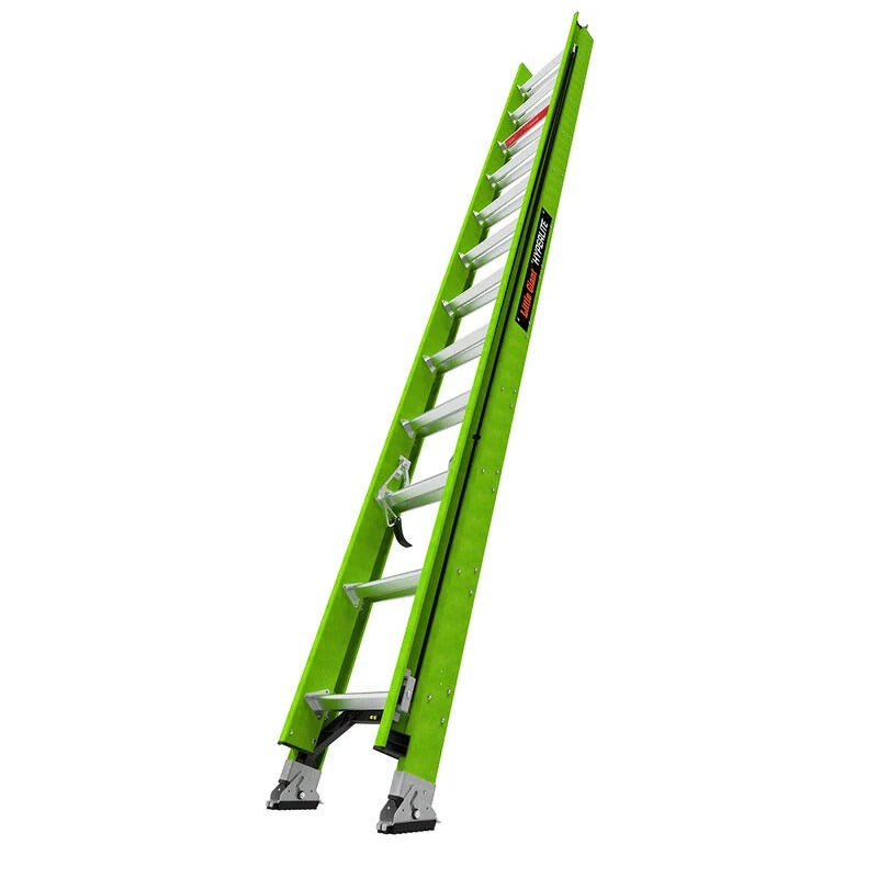 Little Giant Ladder Systems 17928-249CR Fiberglass Extension Ladder, 375 lb. Capacity, Green - Default Title