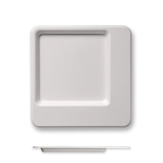 Jungle Stone Plate, White - 400/Case