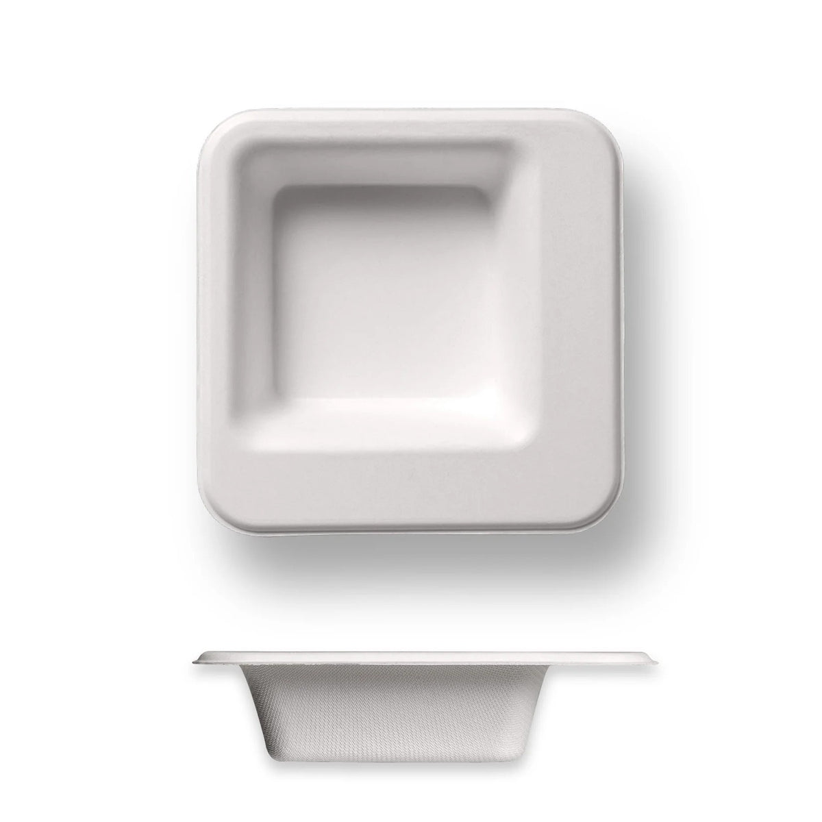 Jungle Decor Bowl, 14 oz., White, 600/Case - Square