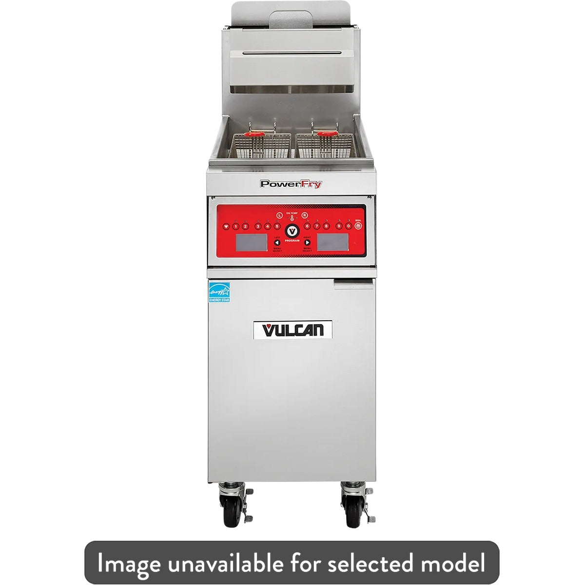 Vulcan Floor Fryer, 47 1/8" High, 120V - 65 - 70 lb.