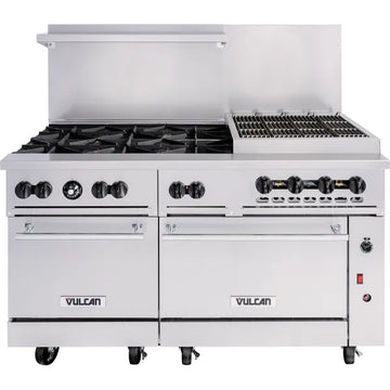 Vulcan 60SC Burner Range, 60" Wide, 115V - 41"