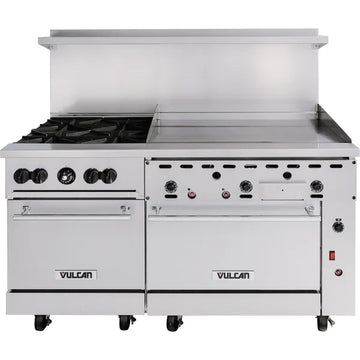 Vulcan 60SS Natural Gas Range, 60" Wide - Manual