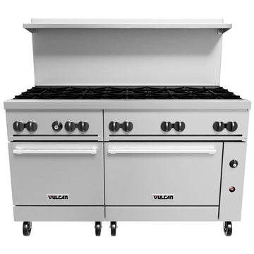 Vulcan Natural Gas Range, 60" Wide - 1 1 Convection Oven