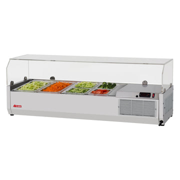 Turbo Air Refrigeration CTST Salad Prep Table, 16 3/4" High, 115V - 47 1/4"