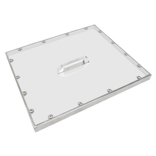 Turbo Air Refrigeration PC-36J Plastic Pan Cover, 22 1/2" x 27 3/8", Translucent - Default Title