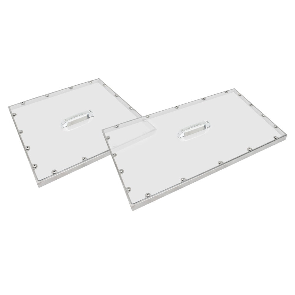 Turbo Air Refrigeration PC-72J Plastic Pan Cover Set, 22 1/2" x 67 3/4", Translucent - Default Title