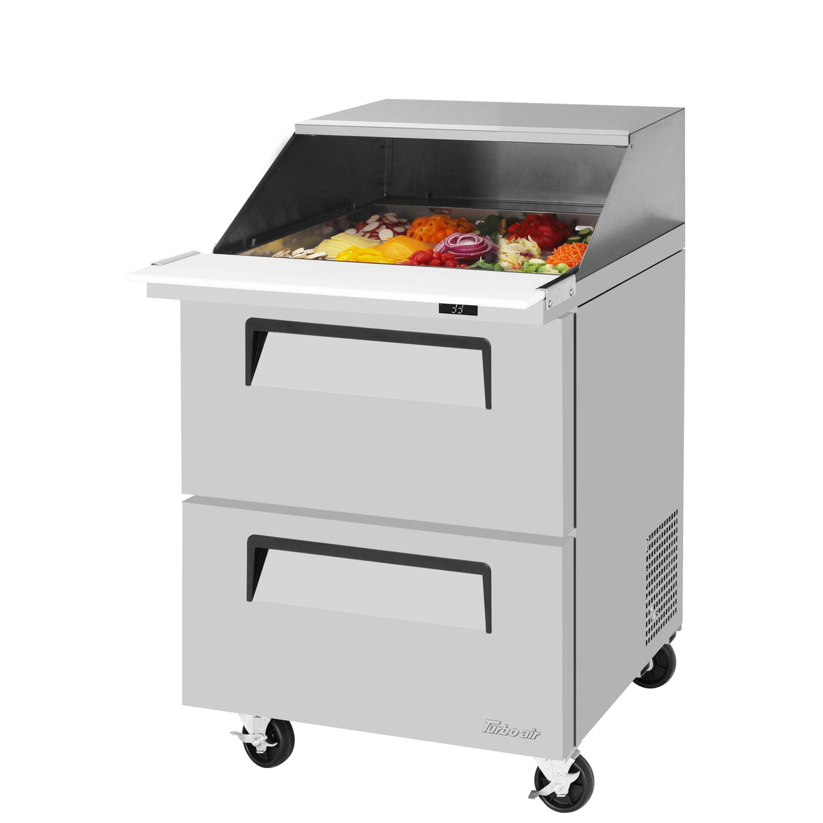 Turbo Air Refrigeration TST-28SD-12 Sandwich Prep Table, 8 cu. ft., 115V - 44 5/8"