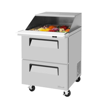 Turbo Air Refrigeration TST-28SD-12 Sandwich Prep Table, 8 cu. ft., 115V - 44 5/8"