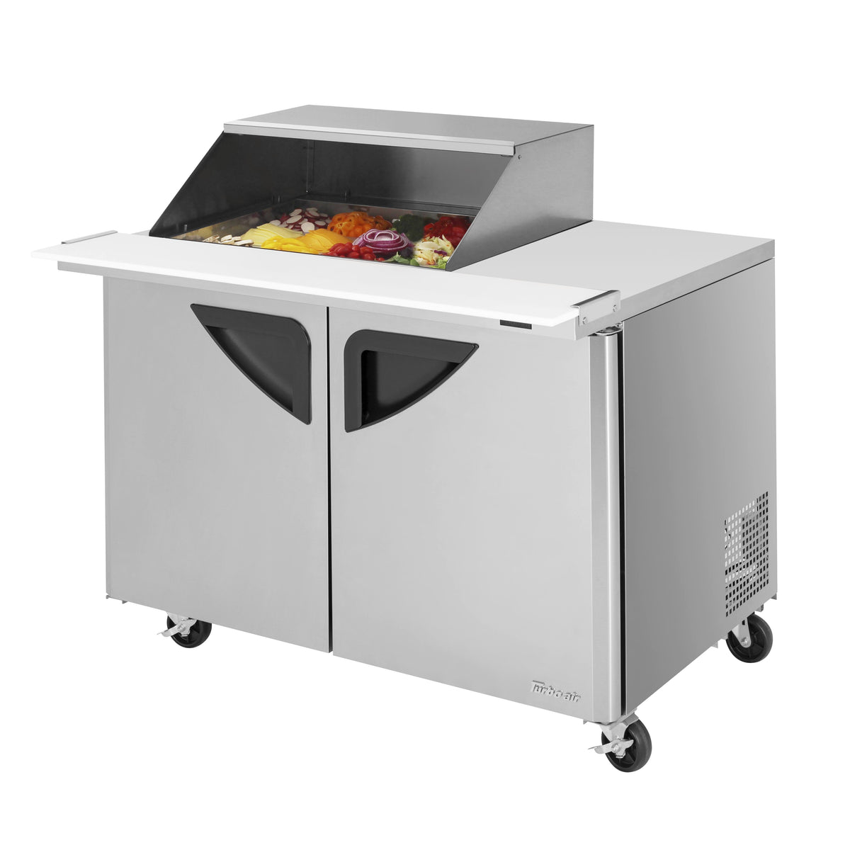 Turbo Air Refrigeration TST-48SD-12M-N Sandwich Prep Table, 15 cu. ft., 115V - Left Work Station