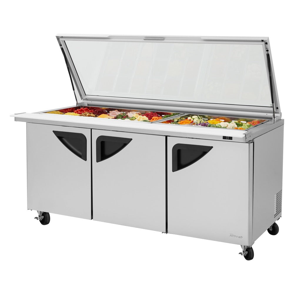 Turbo Air Refrigeration TST-72SD-30-N Sandwich Prep Table, 23 cu. ft., 115V - 36 5/8"