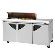 Turbo Air Refrigeration TST-72SD-12S-N Sandwich Prep Table, 19 cu. ft., 115V - Right