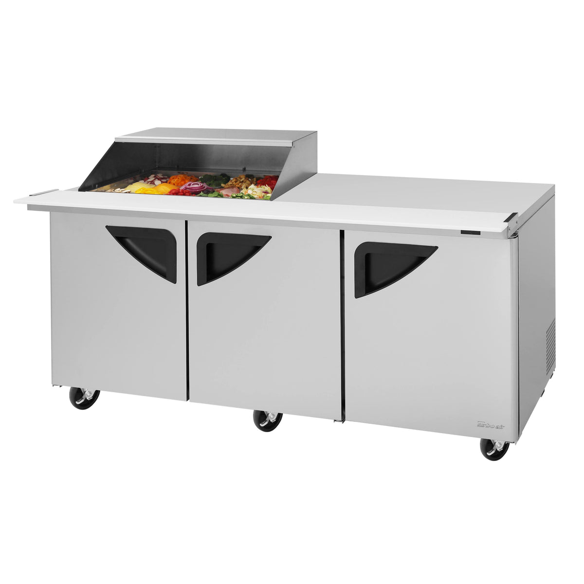 Turbo Air Refrigeration TST-72SD-15M-N Sandwich Prep Table, 23 cu. ft., 115V - Left Work Station