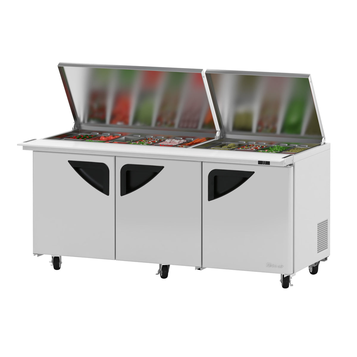Turbo Air Refrigeration TST-72SD-30-N Sandwich Prep Table, 23 cu. ft., 115V - Flat