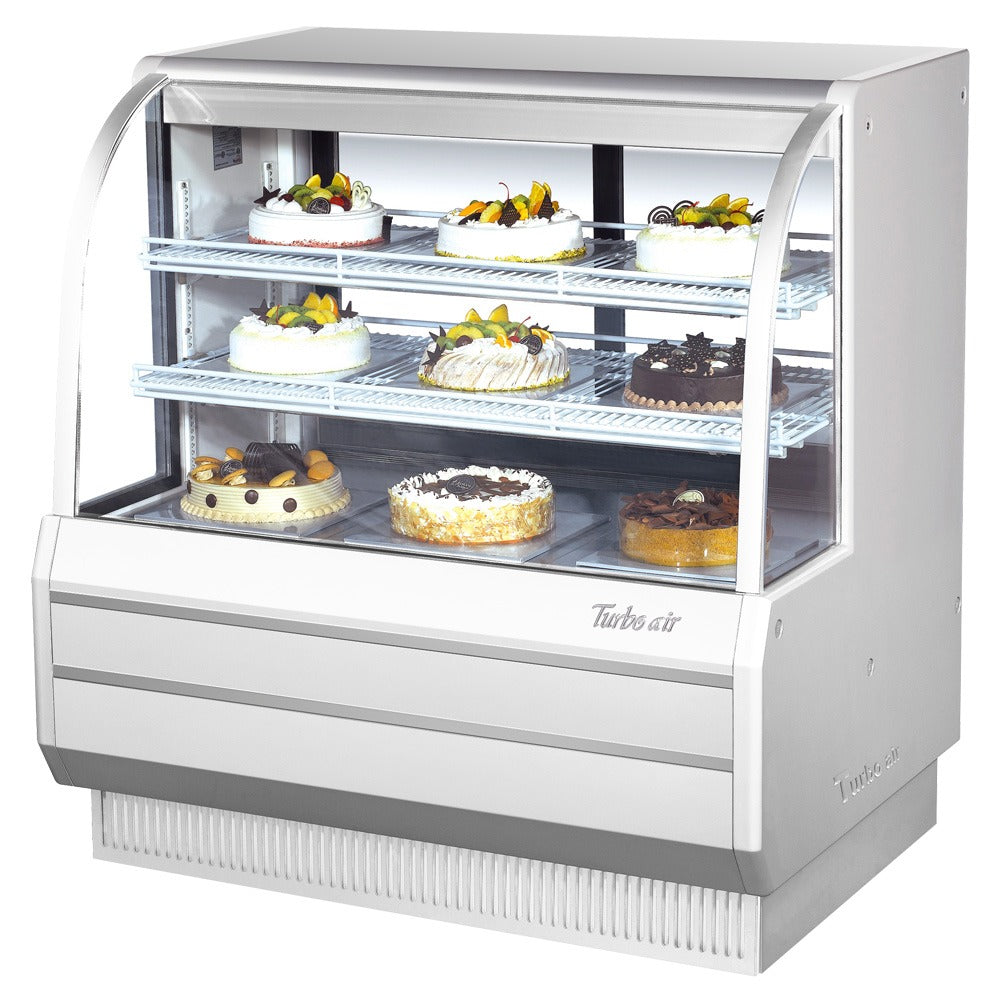 Turbo Air Refrigeration TCGB Refrigerated Bakery Case, 50 1/8" High, 115V - 14.8 cu. ft.