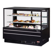 Turbo Air Refrigeration TCGB Refrigerated Bakery Case, 50 1/8" High, 115V - 19.4 cu. ft.