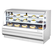 Turbo Air Refrigeration TCGB-72 Refrigerated Bakery Case, 23.2 cu. ft., 115V - White